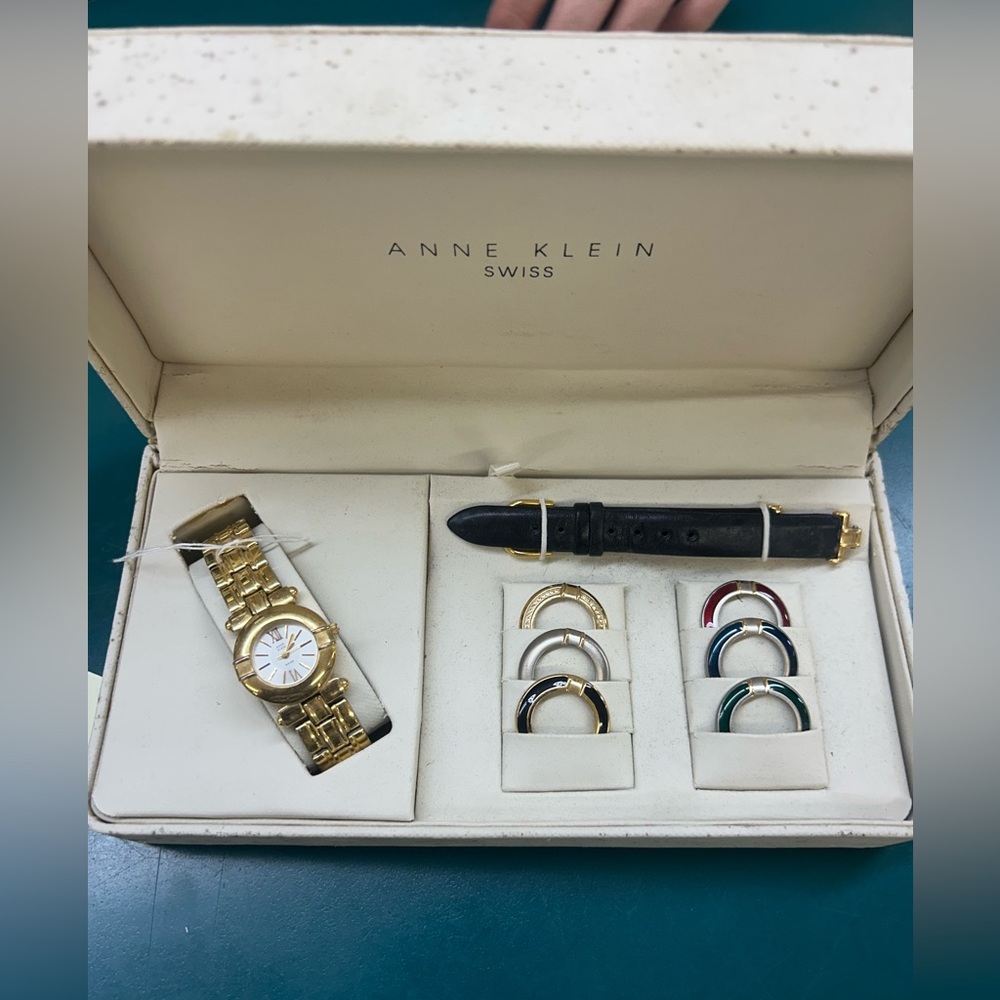 Ann Klein Bezel Watch